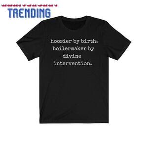 Sports Tshirt Purdue Indiana Basketball Football Funny Gift Unisex Tee